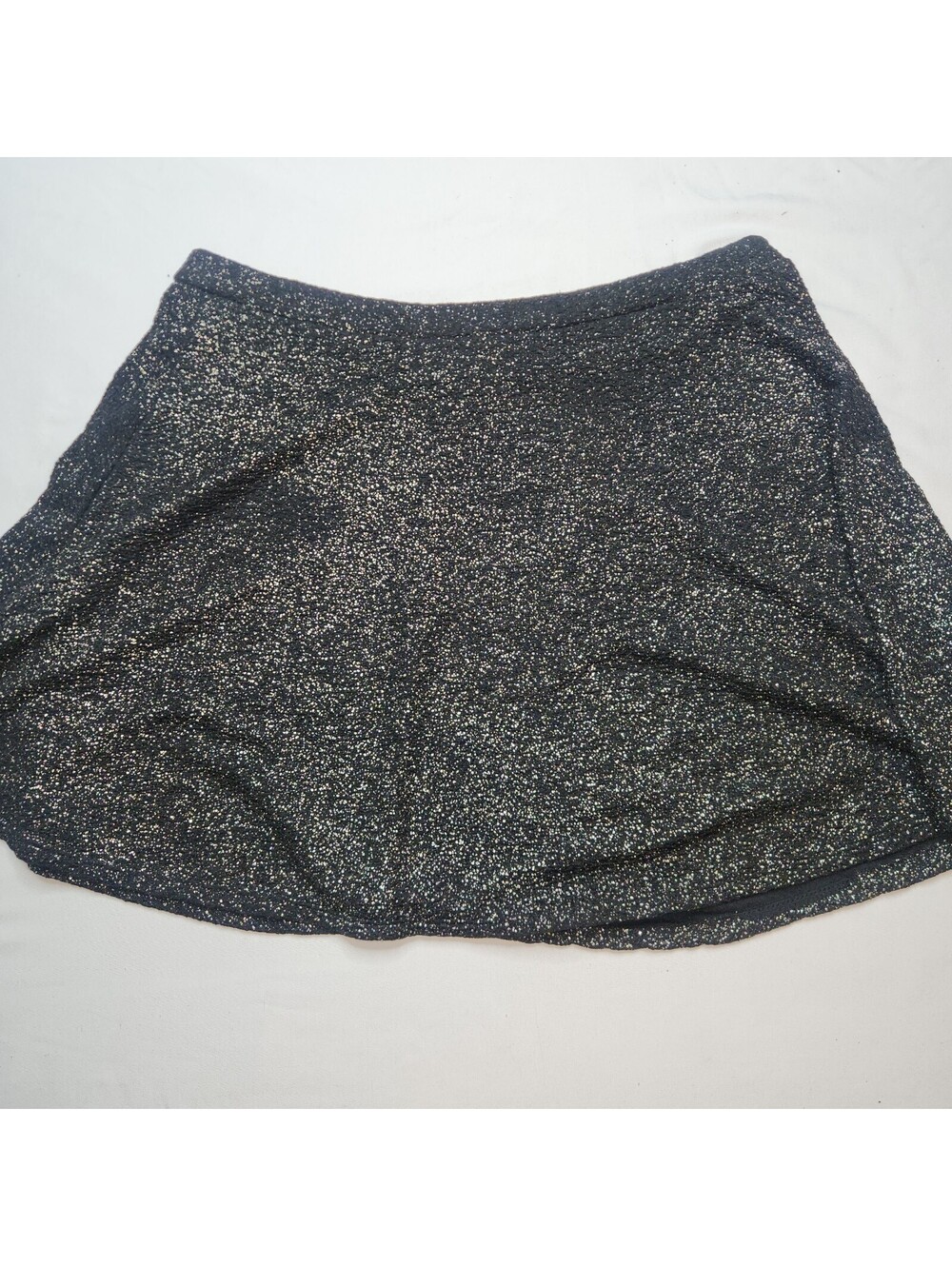 Rue21 black metallic mini skirt